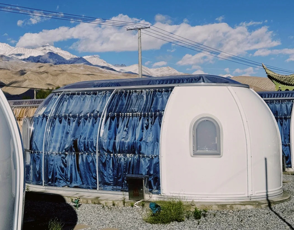 星空房一房多用，浪漫就餐、私密住宿！
