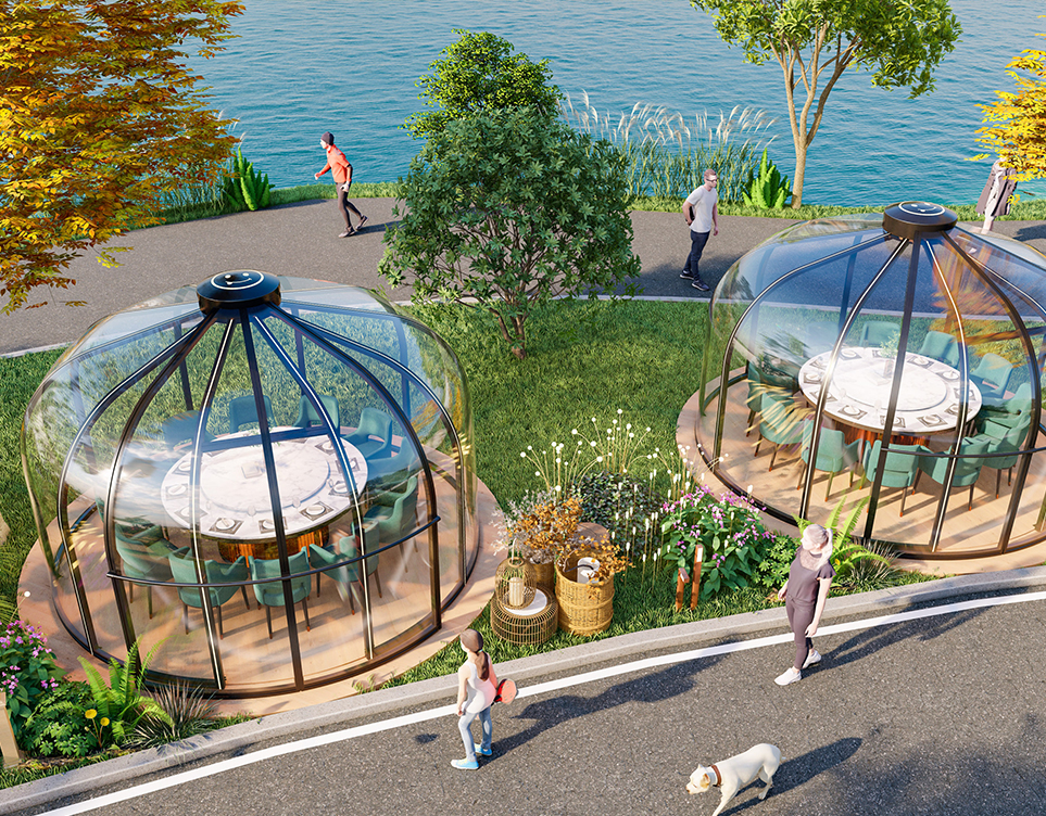 高性价比铝型材旋转星空屋上市(图1) 高性价比铝型材旋转星空屋上市(图1)